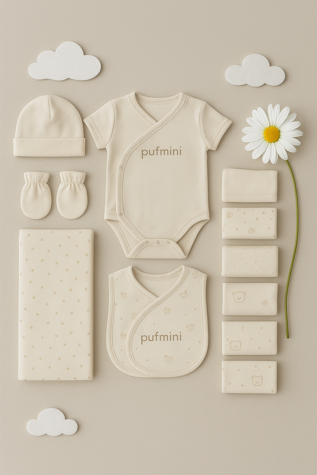 Pufmini 10’lu Hastane Çıkışı Seti